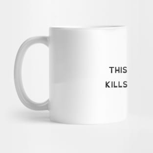 This Machine Kills Fascists (OpenDyslexic) Mug